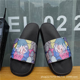 Men's Flip Flops Men Slides Comfort Slides Sandal Summer Fashion Trendy Indoor Non-Slip Home