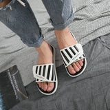 Men's Flip Flops Men Slides Comfort Slides Sandal Slippers Men's Summer Beach Casual and Comfortable