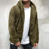 Baja Hoodie Hooded Solid Color Coat Fleece Shirt