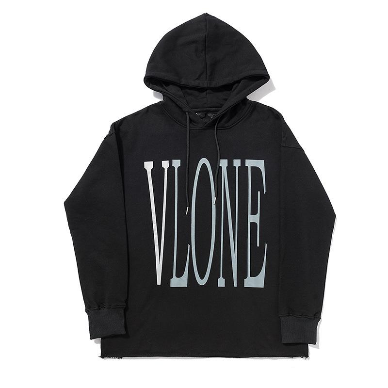 Vlone Hoodie 3m Reflective Hiphop Street Loose Hooded Sweater Men