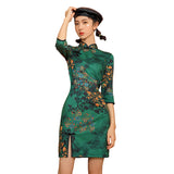 Betty Draper Valentine's Day Dress Autumn Fashion Retro Short Dress