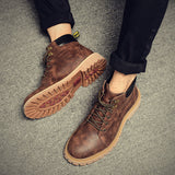 Desert Boots Dr. Martens Boots Men's Mid-Top Trendy Working Boots Casual High-Top Shoes Fleece-Lined Vintage Desert Boots Snow Boots