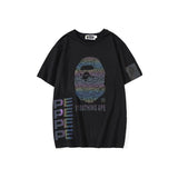 Bathing Ape T Shirt Summer Reflective Color T-shirt Short Sleeve