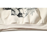 Kanye West Sunday Service Hoodie Vertabrae Cross Roads Hoodie Skull Hooded Sweater