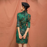 Betty Draper Valentine's Day Dress Autumn Fashion Retro Short Dress