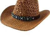 Beth Dutton Hat Spring and Summer Hollow Western Cowboy Hat Women's Straw Hat