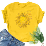 Halloween Costumes Printed Short-Sleeved T-shirt for Women