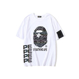 Bathing Ape T Shirt Summer Reflective Color T-shirt Short Sleeve