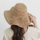 Straw Hat Spring And Summer Breathable Straw Hat Female Butterfly Sun Hat
