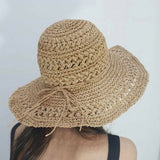 Straw Hat Spring And Summer Breathable Straw Hat Female Butterfly Sun Hat