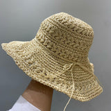 Straw Hat Spring And Summer Breathable Straw Hat Female Butterfly Sun Hat