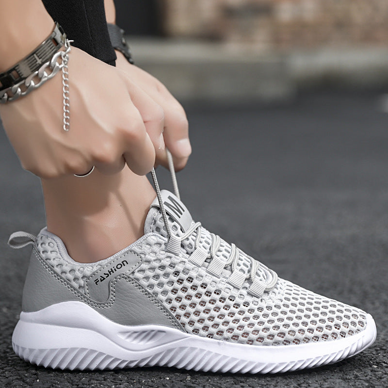 Men Sneakers Men Walking Shoes for Jogging Breathable Lightweight Shoes Men's Shoes Sneakers Mesh Breathable Running Shoes plus Size Heightened Shoes