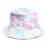 Bucket Hat Fishing Cap Cotton Print Fisherman Hat Graffiti Ink Painting Female Spring and Summer Sun-Proof