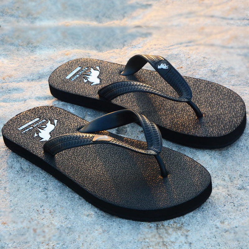 Men's Slides Non Slip Shoes Indoor Outdoor Flip Flops Casual Beach Men's Shoes