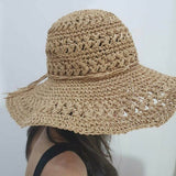 Straw Hat Spring And Summer Breathable Straw Hat Female Butterfly Sun Hat