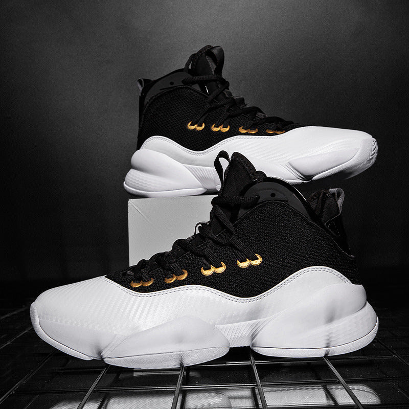 Men Basketball Shoeses Spring and Autumn Sneakers High-Top Lightweight Leisure Sports