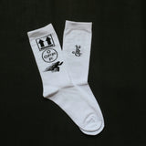 Off White Socks Athletic Socks Ow Street Hip-Hop Mid-Calf Socks Cotton Men and Women