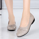 Women Black Dress Shoes Leather Shoes