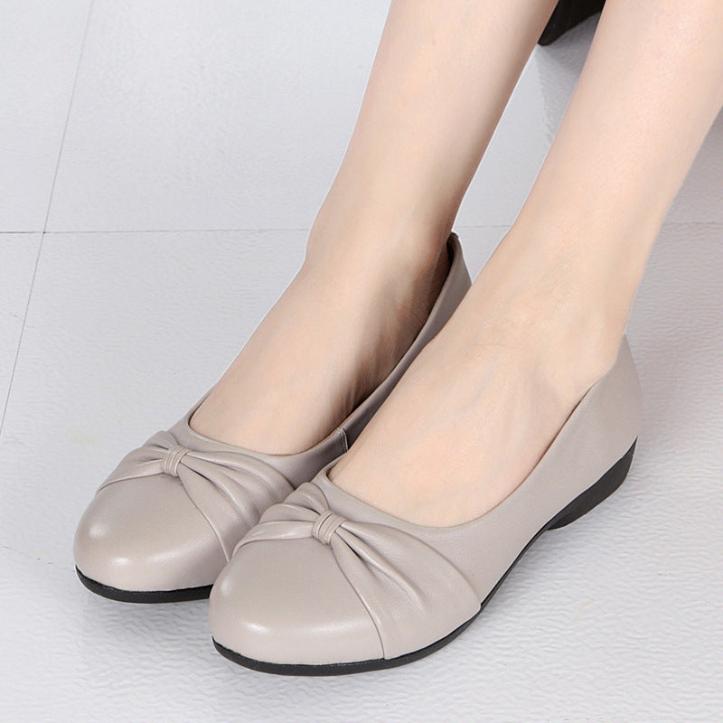 Women Black Dress Shoes Leather Shoes