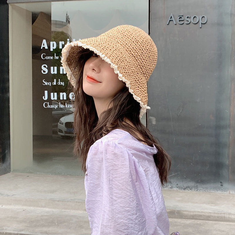 Summer Hats Lace Straw Hat for Women Summer