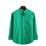 Camp Collar Shirt Stand Collar Long Sleeve Shirt