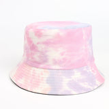 Bucket Hat Fishing Cap Cotton Print Fisherman Hat Graffiti Ink Painting Female Spring and Summer Sun-Proof