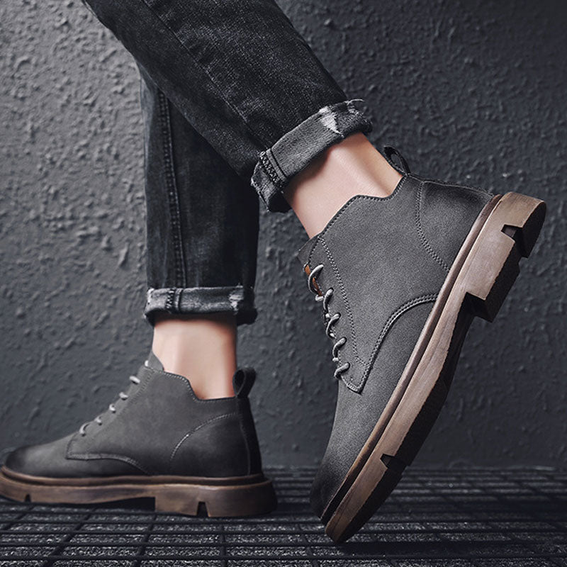 Men's Boots Work Boot Men Casual Hiking Boots Spring Men's Business Casual Fashion Shoes