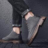 Men's Boots Work Boot Men Casual Hiking Boots Spring Men's Business Casual Fashion Shoes
