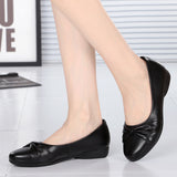 Women Black Dress Shoes Leather Shoes