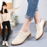 Women's Black Dress Shoes Leather Shoes Women's Shoes Spring
