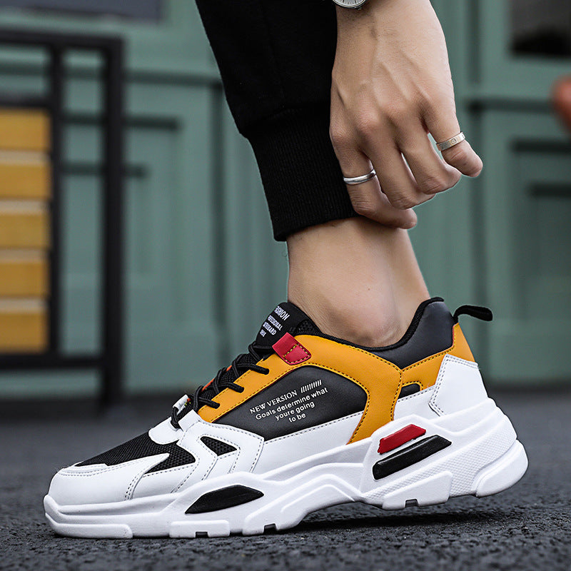 Men Sneakers Men Walking Shoes for Jogging Breathable Lightweight Shoes Autumn Fashion Casual Shoes Personality Trendy Sneakers Men
