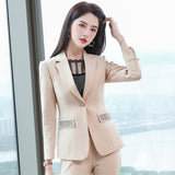 Interview Suit Women Fall Fashion Suit Two-Piece Set