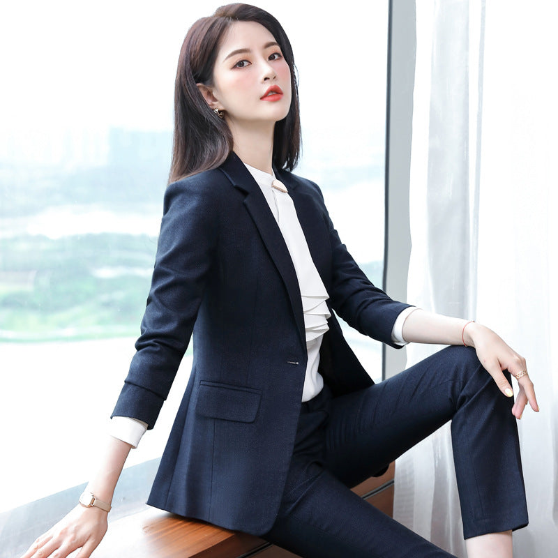 Interview Suit Women's Jacket Women's Slim Mid-Length