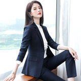 Interview Suit Women's Jacket Women's Slim Mid-Length