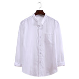 Camp Collar Shirt Stand Collar Long Sleeve Shirt