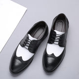 Men's Dress Shoes Classic Leather Oxfords Casual Cushioned Loafer Men's Casual British Business Formal Wear Leather Shoes Shoes plus Size
