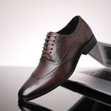 Men's Dress Shoes Classic Leather Oxfords Casual Cushioned Loafer Shoes Formal Leather Shoes Men's Shoes Leather Shoes