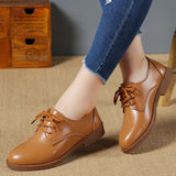 Women's Black Dress Shoes Leather Shoes Women's Shoes Spring
