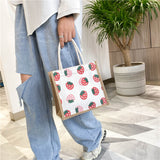 Strawberry Bags Fashion Women's Bag Cute Lunch Box Bags