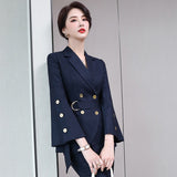 Interview Suit Women Business Suit Female Autumn Fashion Two-Piece Suit