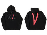Vlone Hoodie Men'S And Women'S Big V Hoodie