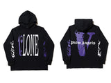 Vlone Hoodie Men'S And Women'S Big V Hoodie
