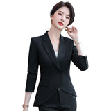 Interview Suit Women White Suit Set Female Autumn