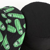 Bucket Hat Fishing Cap Cotton Print Fisherman Hat Cartoon Animation Men and Women Student Anti-Sunburn Sun Hat