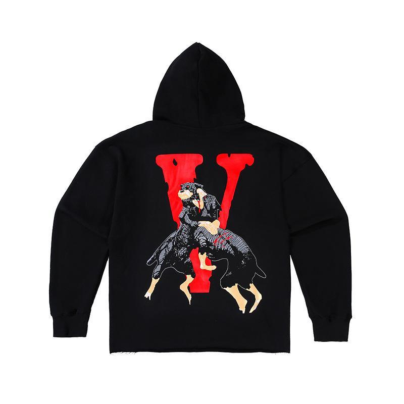 Vlone Hoodie Sweater Men'S And Women'S Hoodies Bucket Printed Oversize Hip Hop Hooded Sweater