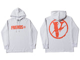 Vlone Hoodie Men'S And Women'S Big V Hoodie