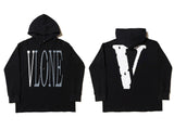 Vlone Hoodie Men'S And Women'S Big V Hoodie