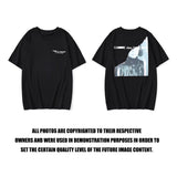 Bathing Ape T Shirt Printed Oversize Short Sleeve Hip Hop Loose-Fitting Casual T-shirt