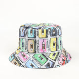 Bucket Hat Fishing Cap Cotton Print Fisherman Hat Fashion Vintage Sunshade Sun Protection Hat