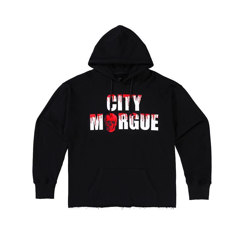 Vlone Hoodie Sweater Men'S And Women'S Hoodies Bucket Printed Oversize Hip Hop Hooded Sweater